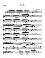 Rondo for string quartet – violin 2